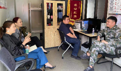 泰普科与南山社区消防救援站进行交流 泰普科与南山社区消防救援站进行交流